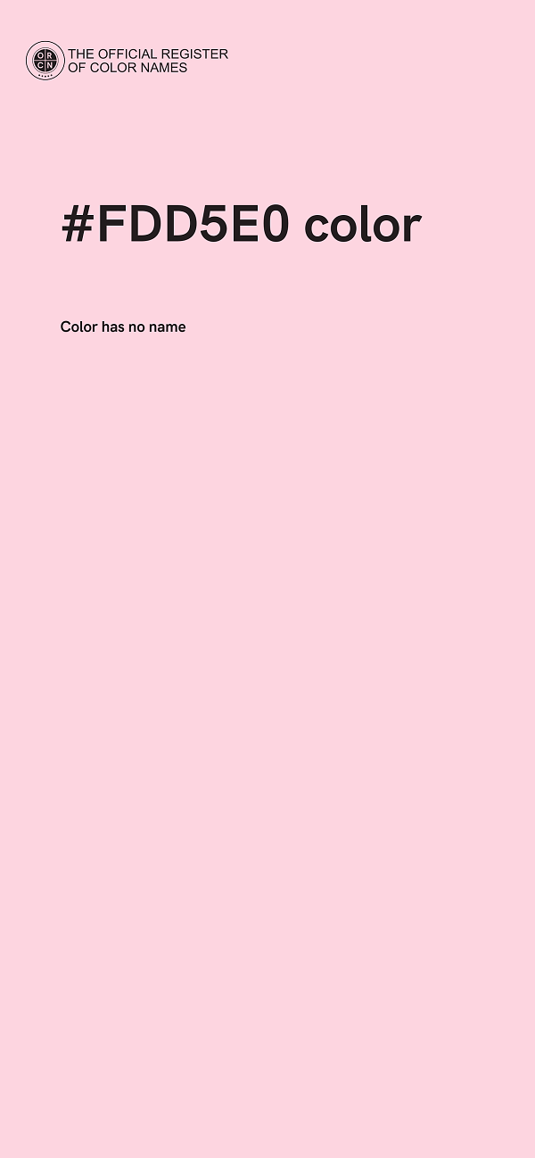 #FDD5E0 color image
