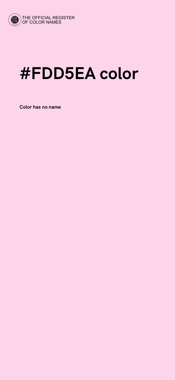 #FDD5EA color image