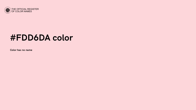 #FDD6DA color image