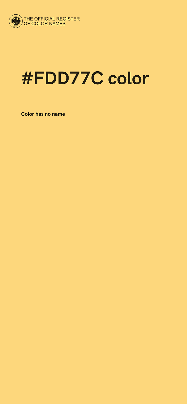 #FDD77C color image