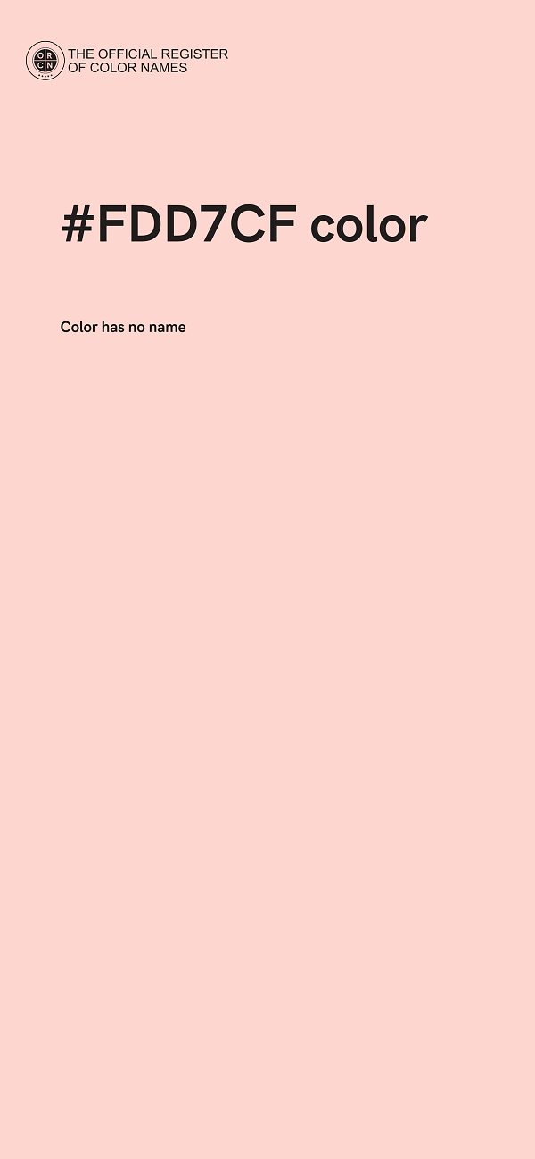 #FDD7CF color image