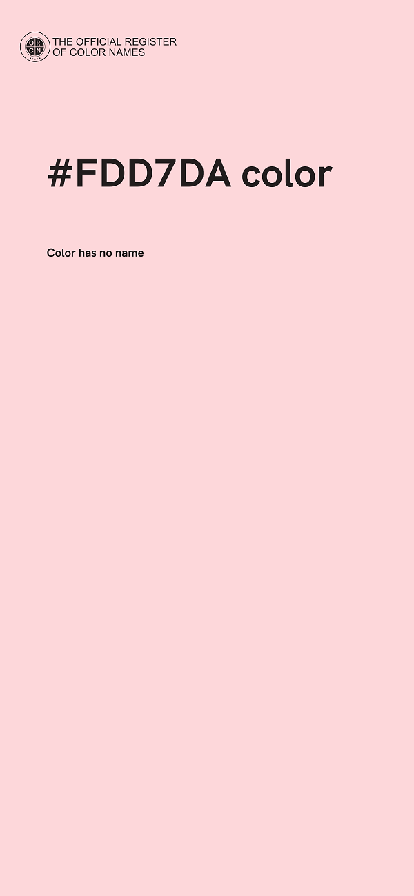 #FDD7DA color image