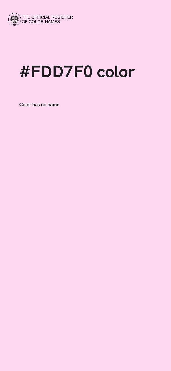#FDD7F0 color image
