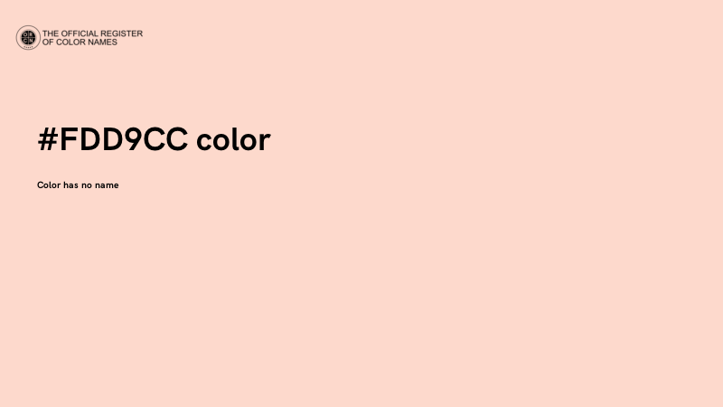 #FDD9CC color image