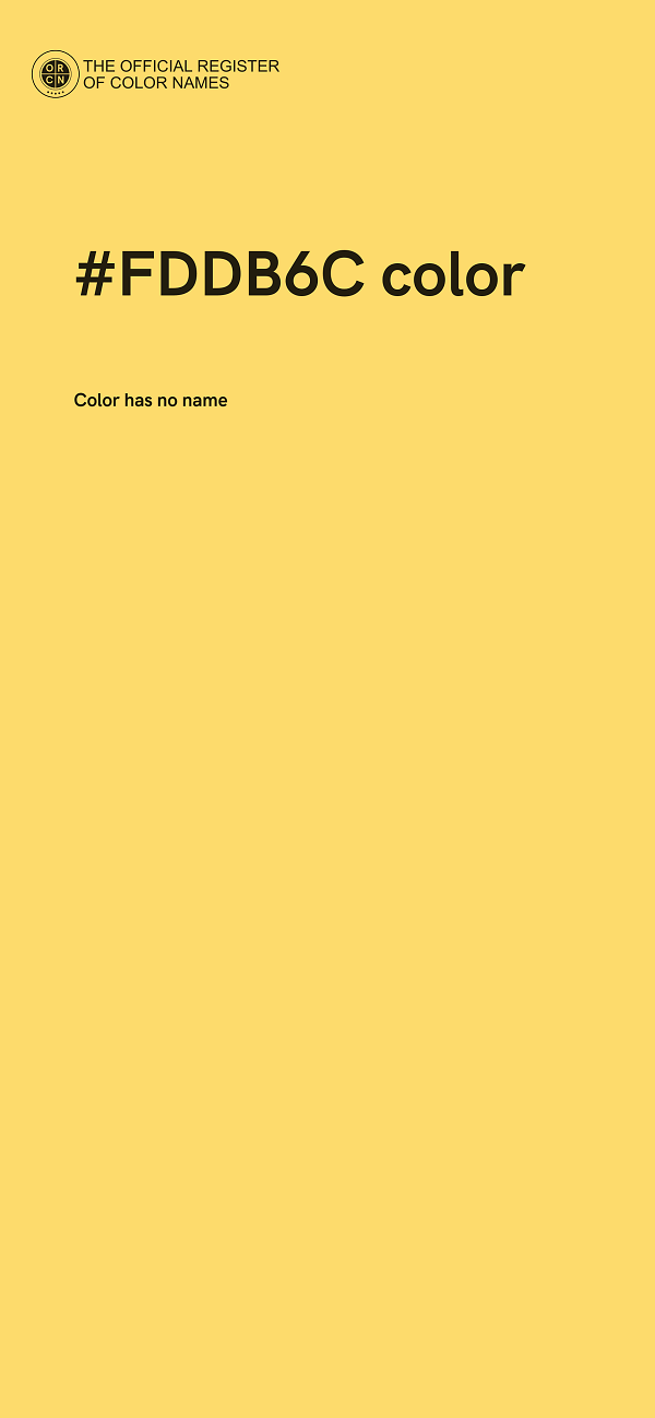 #FDDB6C color image