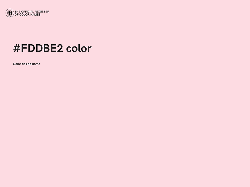 #FDDBE2 color image