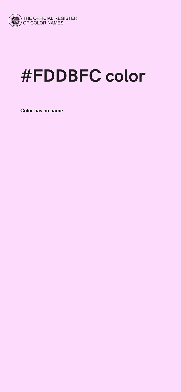 #FDDBFC color image