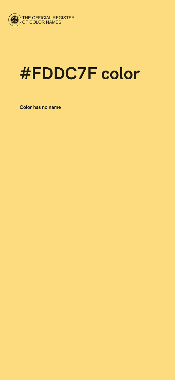 #FDDC7F color image