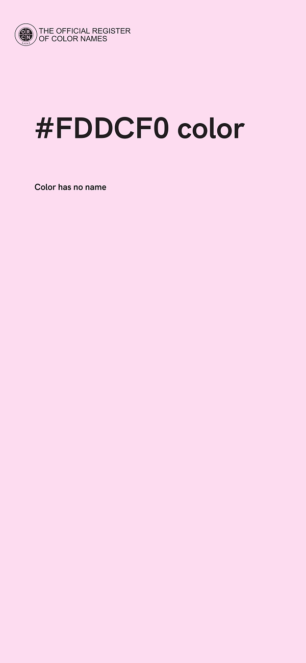 #FDDCF0 color image