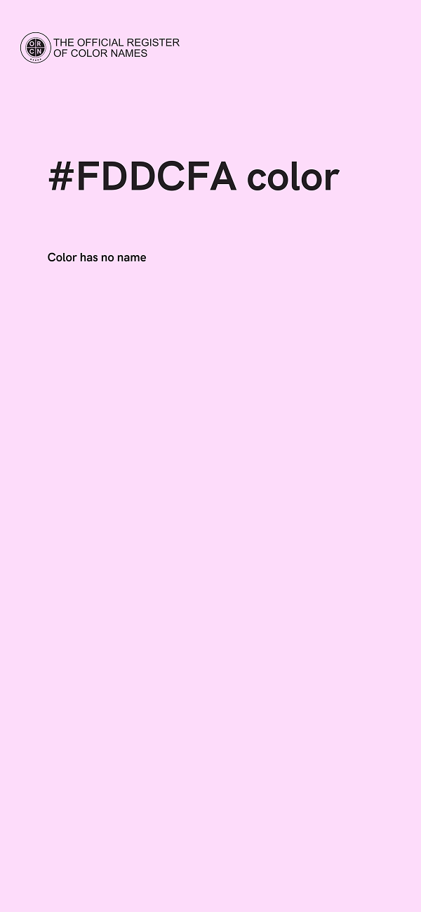 #FDDCFA color image