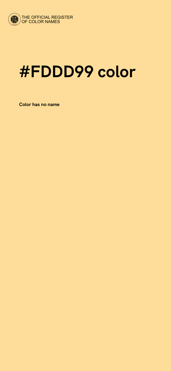 #FDDD99 color image