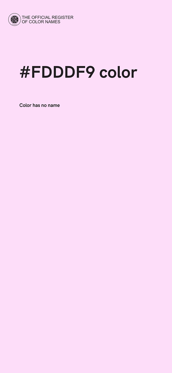 #FDDDF9 color image