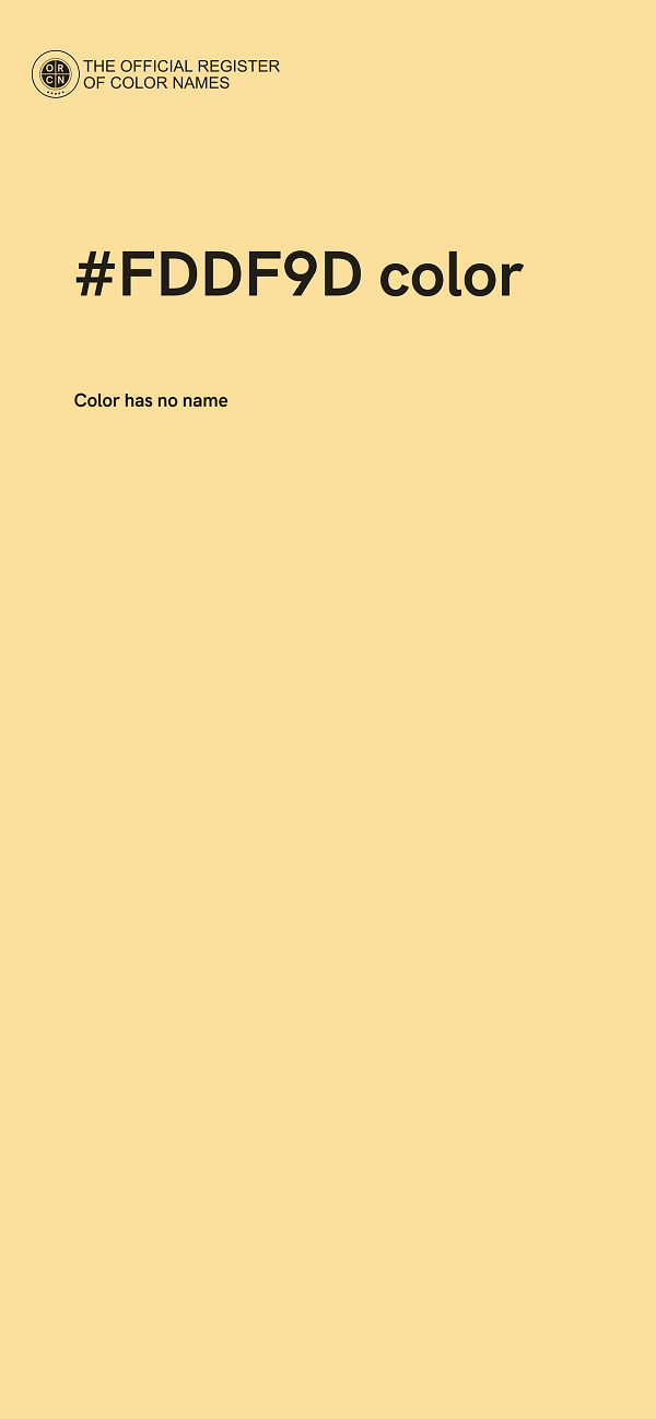 #FDDF9D color image