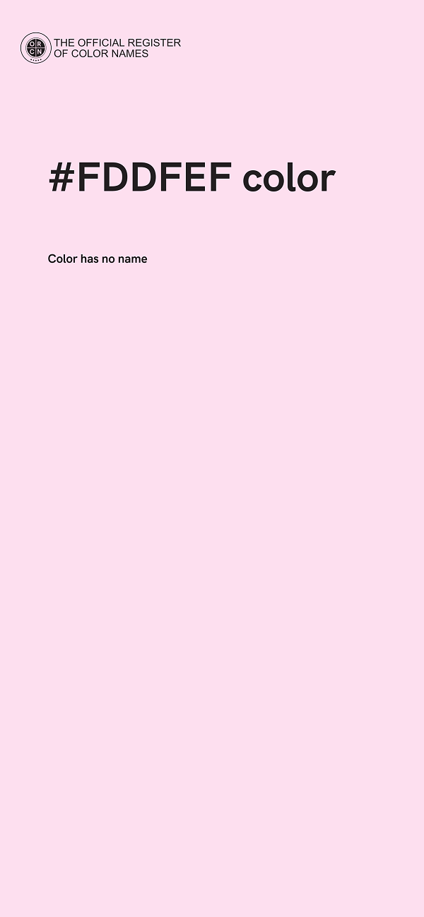 #FDDFEF color image