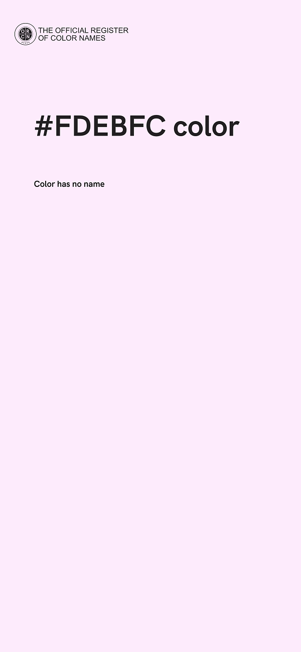 #FDEBFC color image