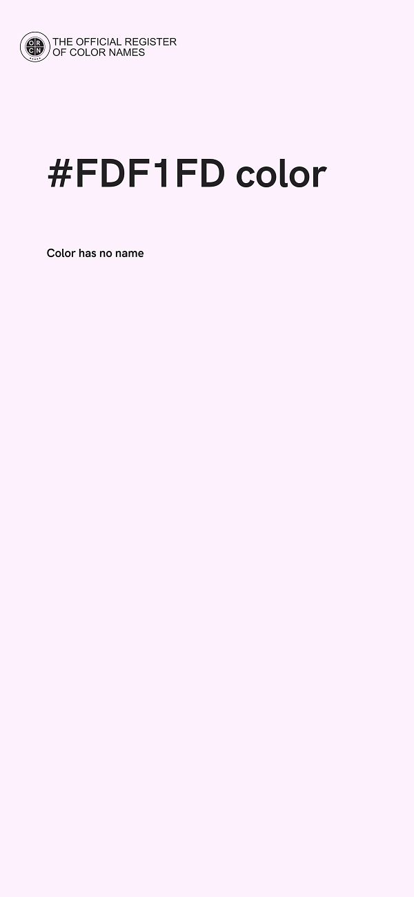#FDF1FD color image