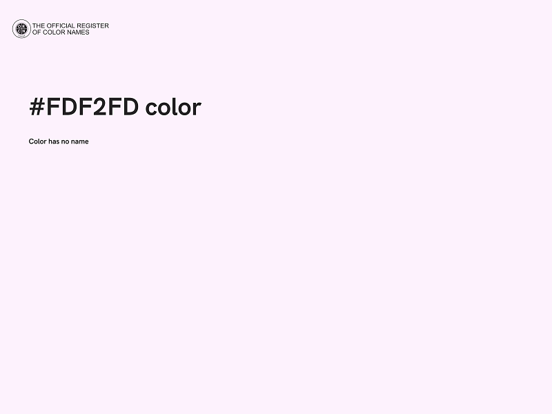 #FDF2FD color image