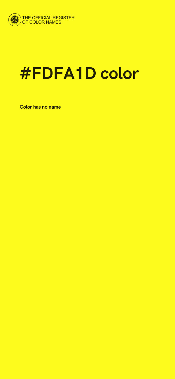 #FDFA1D color image