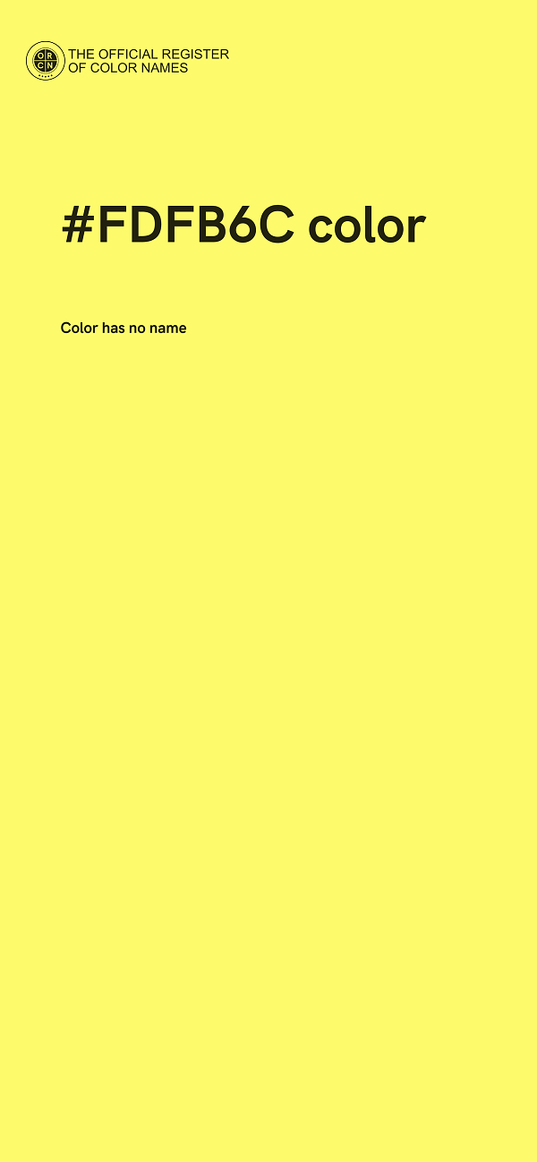 #FDFB6C color image