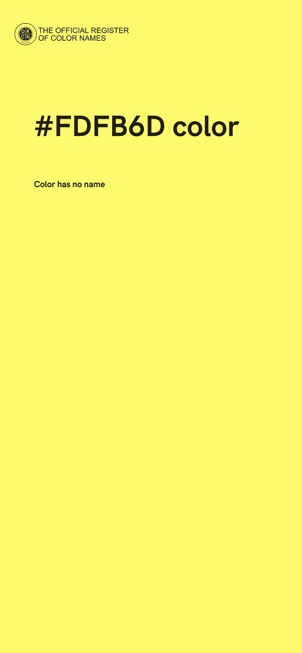 #FDFB6D color image