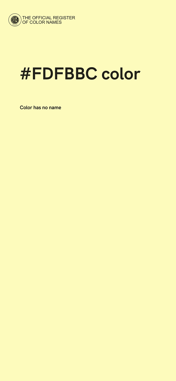 #FDFBBC color image