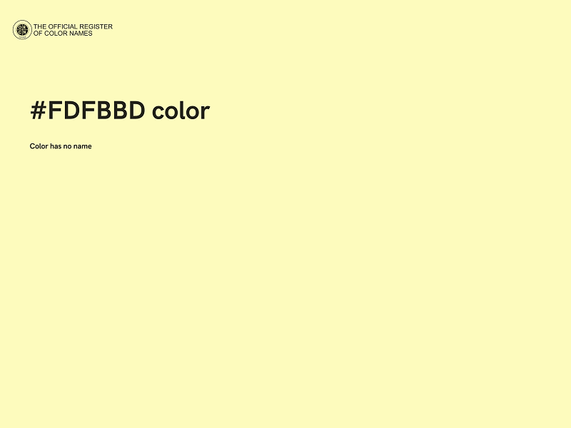 #FDFBBD color image