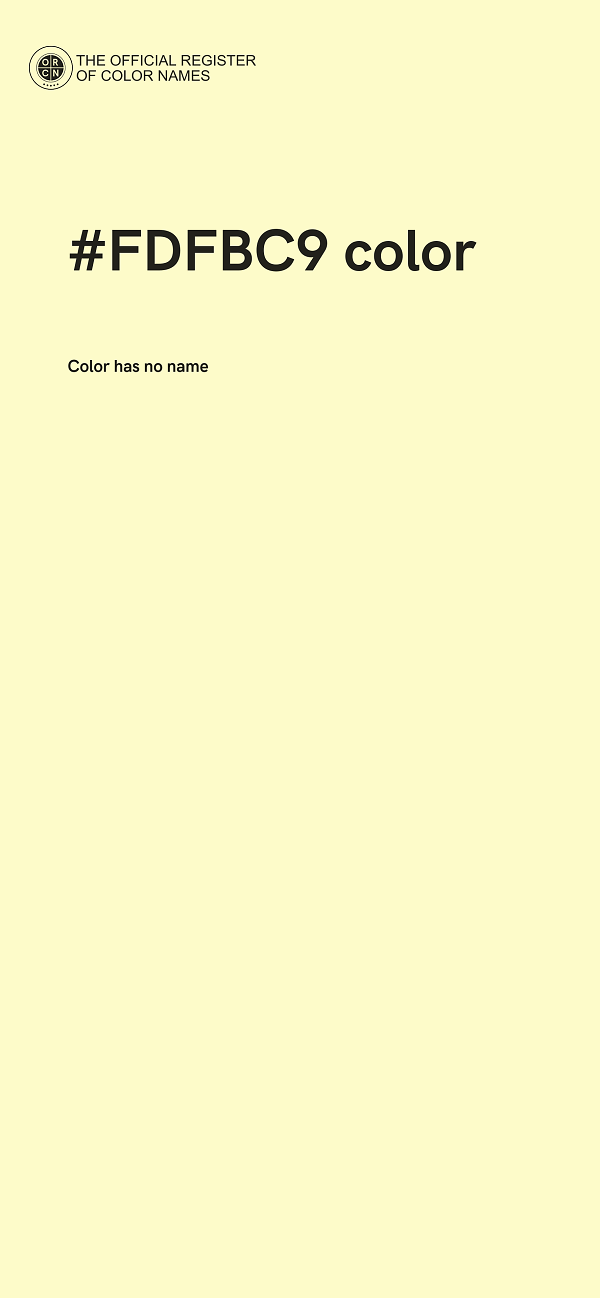 #FDFBC9 color image