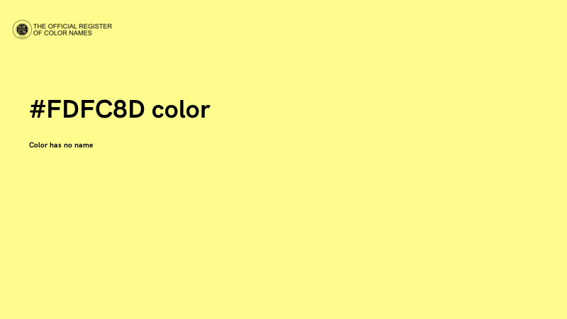 #FDFC8D color image