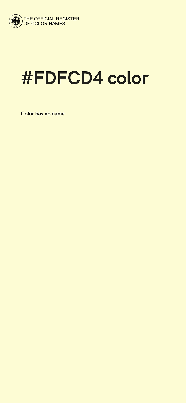 #FDFCD4 color image