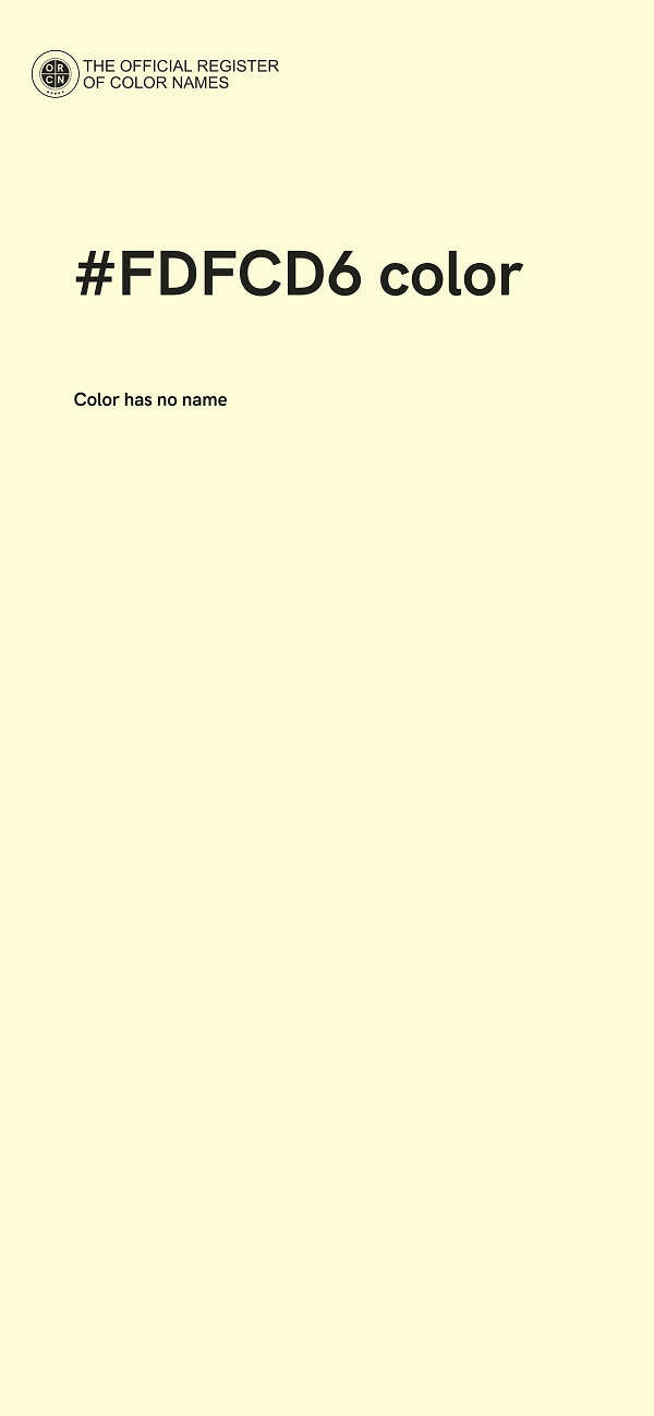 #FDFCD6 color image