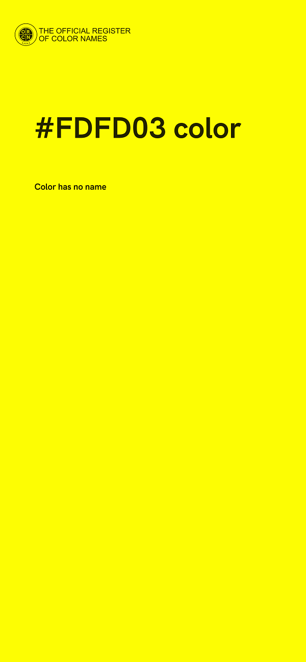 #FDFD03 color image