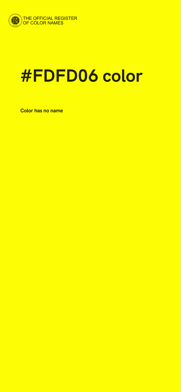 #FDFD06 color image