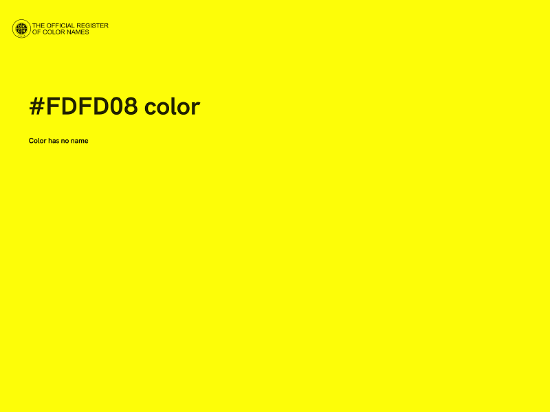 #FDFD08 color image