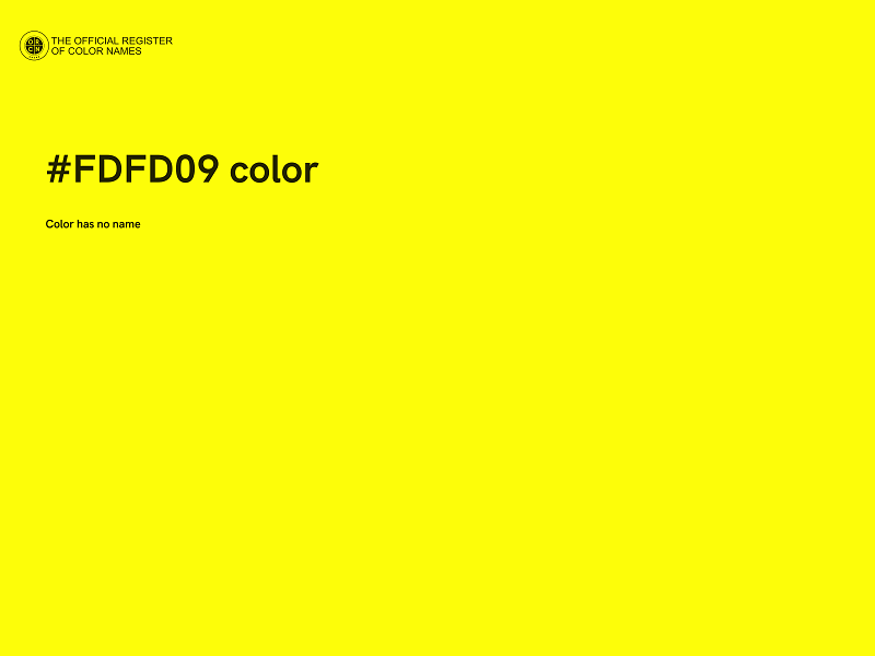 #FDFD09 color image