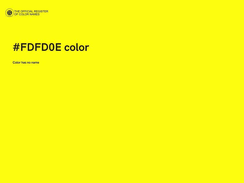 #FDFD0E color image