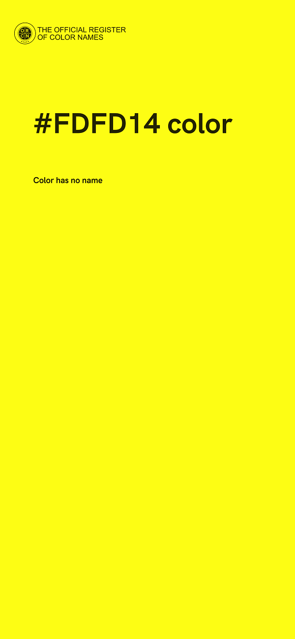 #FDFD14 color image