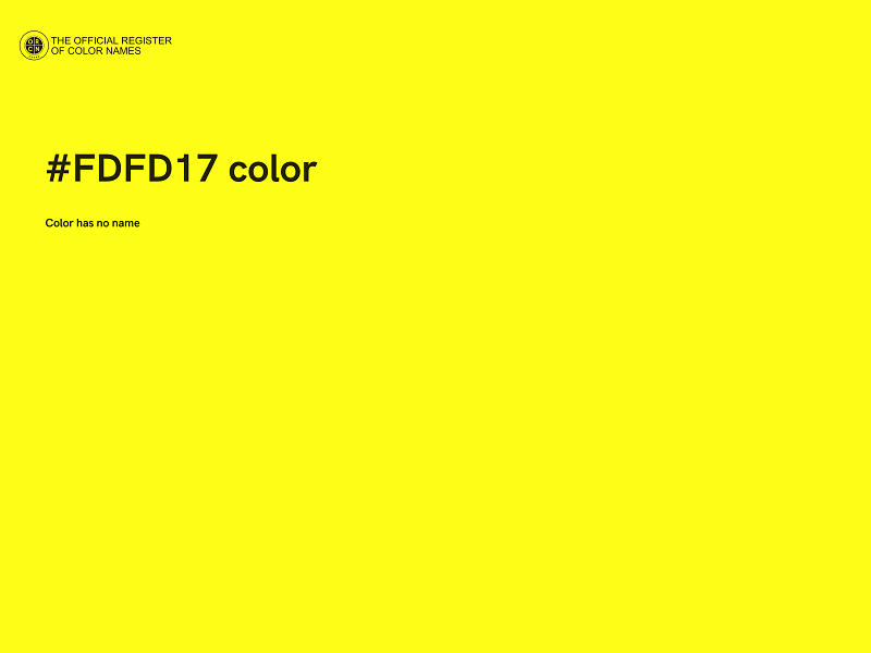#FDFD17 color image