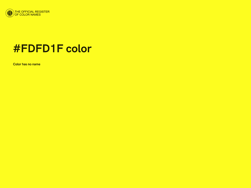 #FDFD1F color image