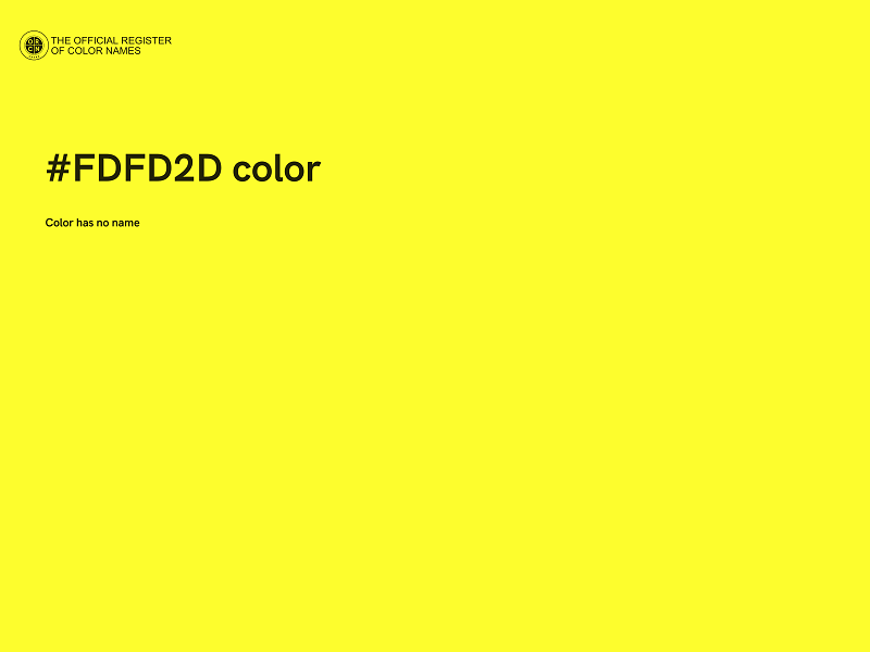 #FDFD2D color image