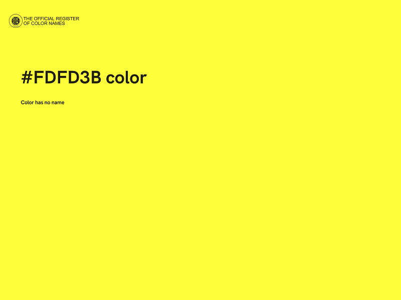 #FDFD3B color image