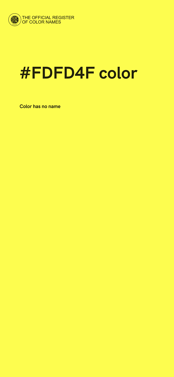 #FDFD4F color image