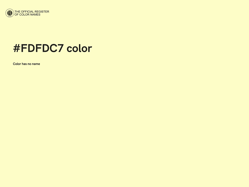 #FDFDC7 color image