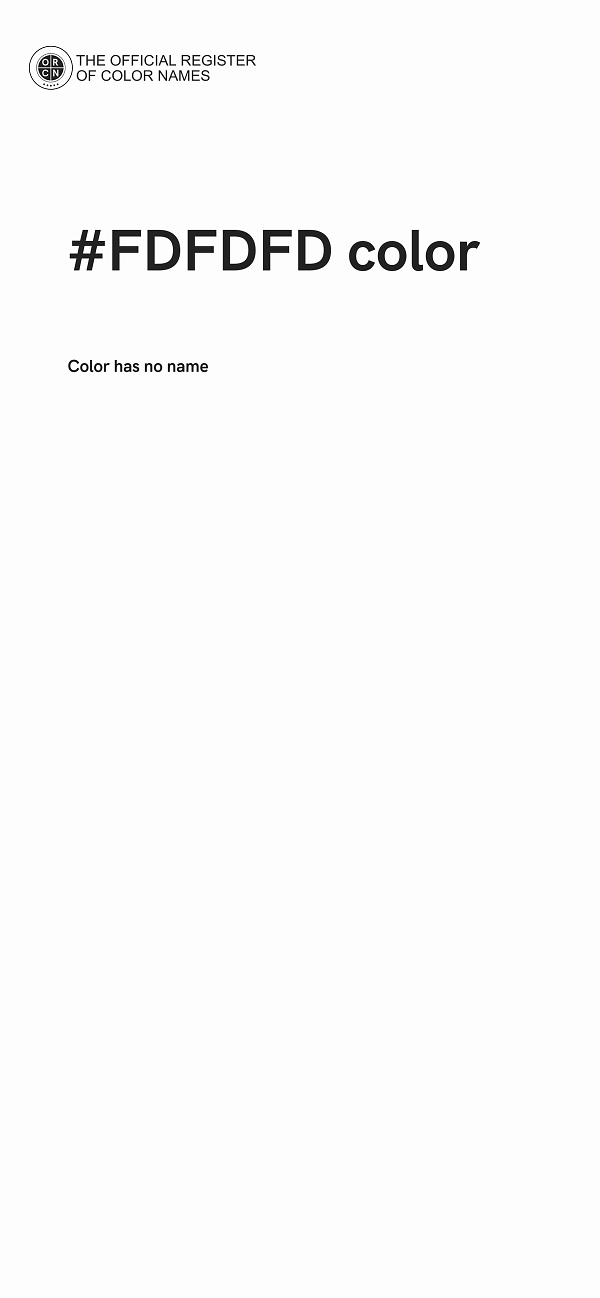 #FDFDFD color image