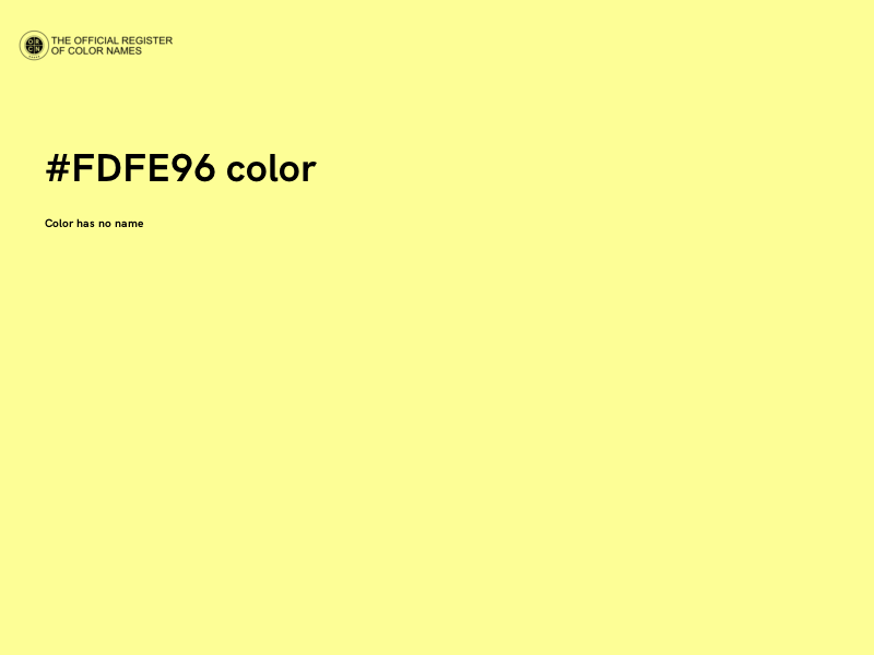 #FDFE96 color image