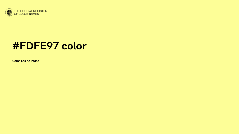 #FDFE97 color image