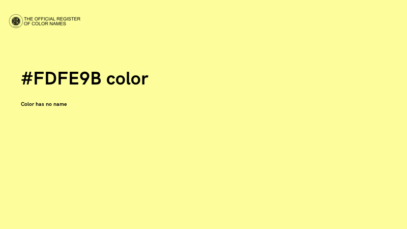 #FDFE9B color image