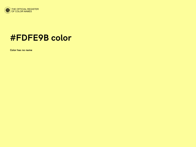 #FDFE9B color image