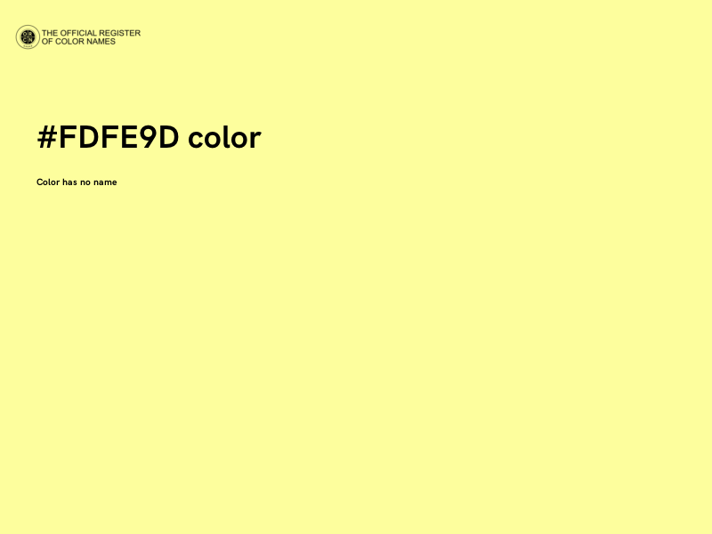 #FDFE9D color image
