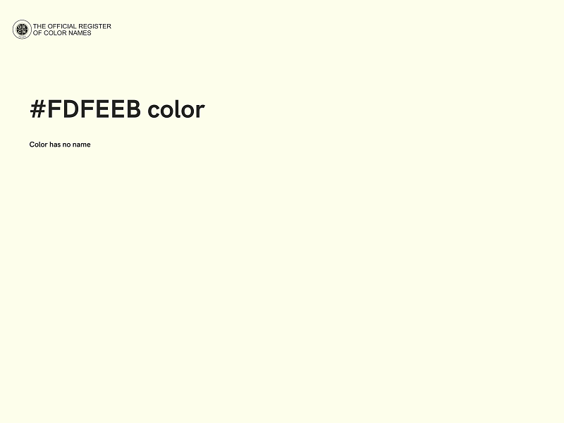 #FDFEEB color image