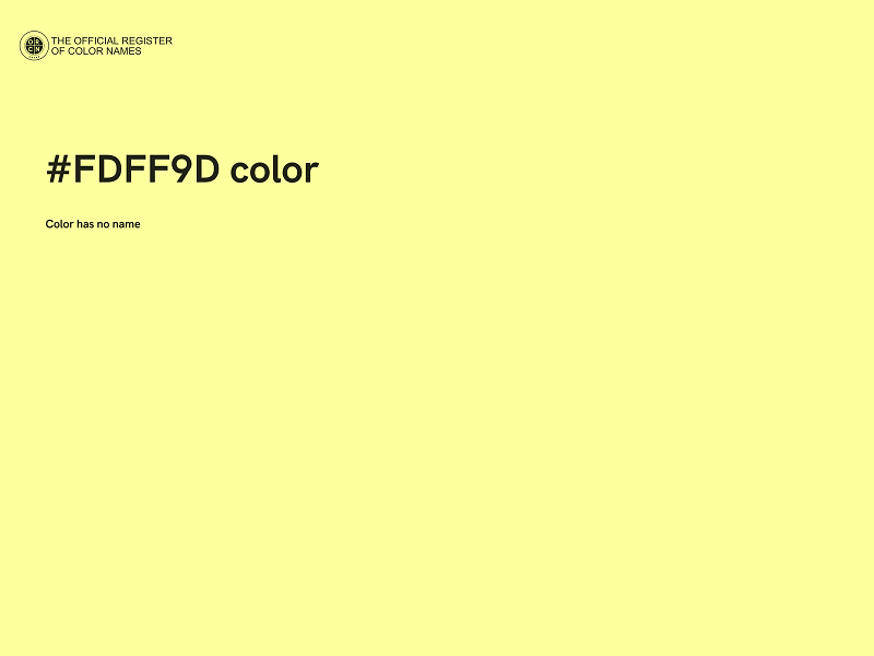 #FDFF9D color image